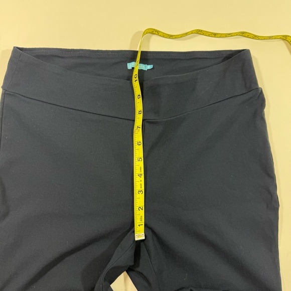 J McLaughlin Masie Pants Flat Front Winter Navy Blue - Picture 7 of 10